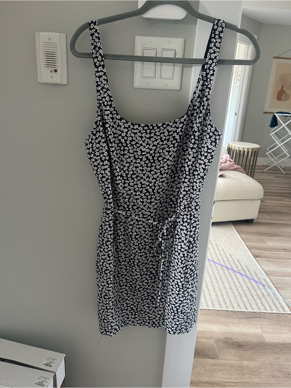 90s-style floral mini dress from Abercrombie & Fitch